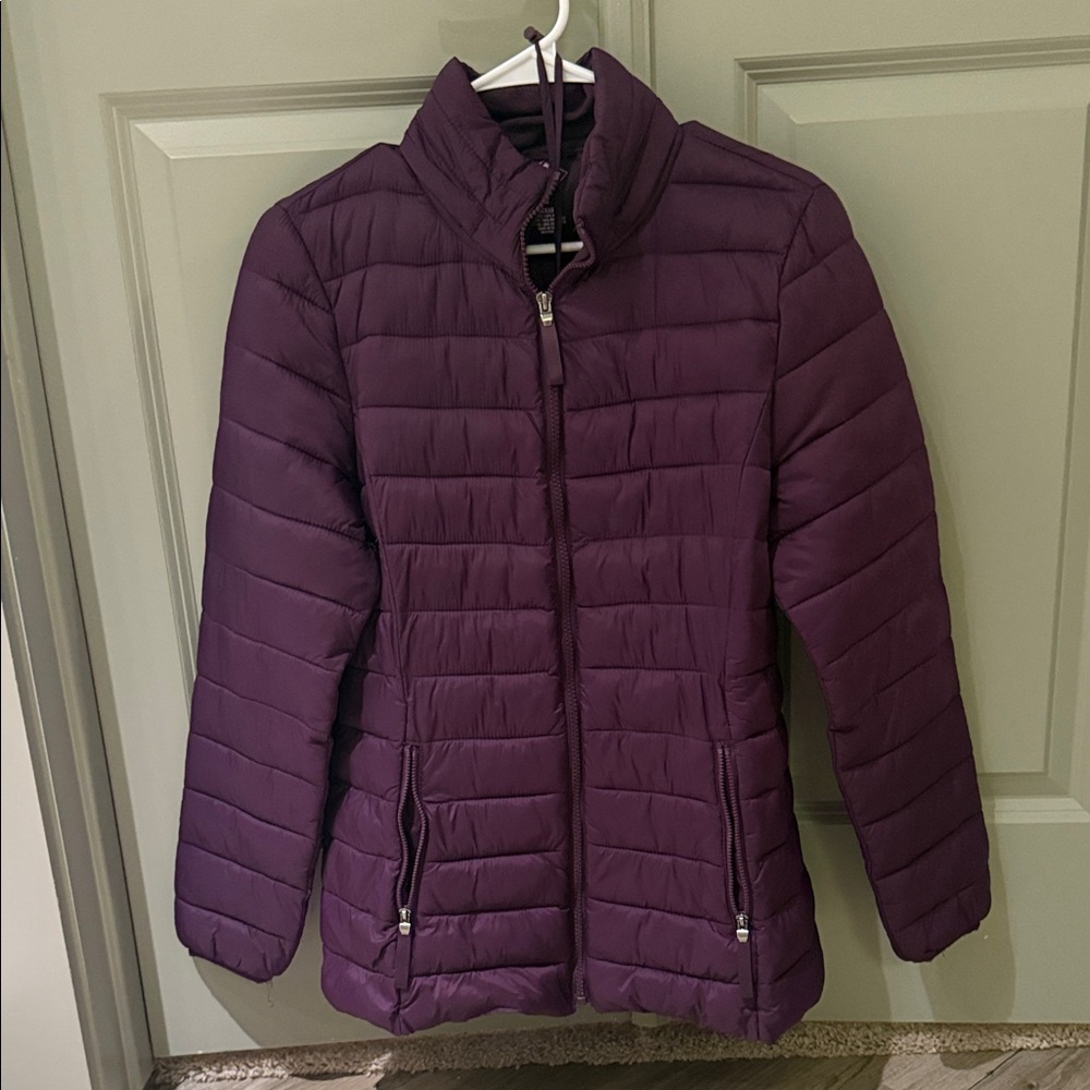 Women’s Lightweight Puffer Jacket St. John's Bay Plum Purple